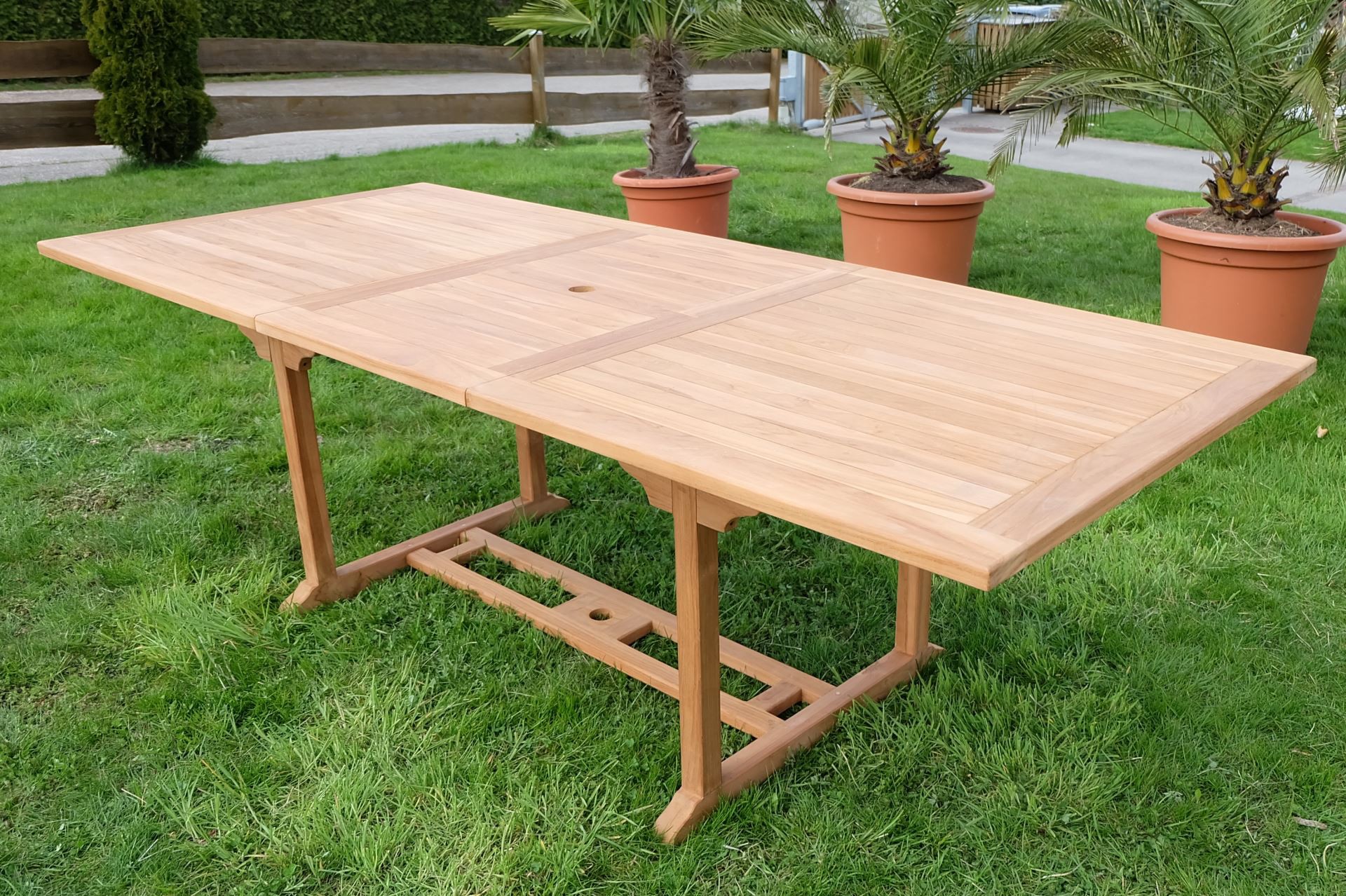 TEAK XXL Ausziehtisch 180/240x100cm TOBAGO Alles für ...